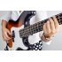 Electric Bass Guitar with Single Pickup  21 Frets and Basswood finish   This is the perfect bass guitar for beginners or use it as a practice instrument