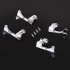 Electric Bass Tuning Pegs Tuners Machine Heads Knobs Set for Acoustic or Electric String Precision Jazz Bass Replacement Music Instrument Parts  Silver 2L 2R