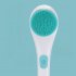 Electric Body Bath Brush Electric Long Handle Bath Brush Silicone Massage Body Scrubber Battery Powered charging Shower Brush 8381A charging   pink English