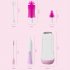 Electric Bottle Brush  Electric Baby Bottle Brush Cleaner Set With 4 Replacement Brush  Rechargeable 2 Modes 360 Degree Rotation Bottle Cleaner For Parents Gift