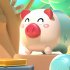 Electric Cartoon Piggy Bank Cute Pig Large Capacity Password Automatic Safe Toys For Children Gifts Ornament pink