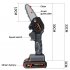 Electric  Chain  Saw 24 V Lithium Battery Portable Electric Pruning Saw Rechargeable Woodworking Mini Electric Saw U S  plug