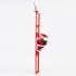Electric  Climbing  Ladder  Santa  Claus Christmas Ornament Home Christmas Tree Hanging Decor With Music Glowing Red Ladder Elderly