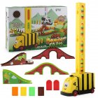 Electric Domino Train Diy Automatic Laying Domino Train Building Blocks Educational Toy For Kids Gifts honeybee
