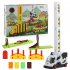 Electric Domino Train Diy Automatic Laying Domino Train Building Blocks Educational Toy For Kids Gifts cow