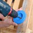 Electric Drill Dust Cover Ash Bowl Impact Hammer Drill Dust Collector Blue