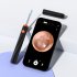 Electric Ear Wax Removal Tool Internal Lithium Battery 3mp Pixel Camera Silicone Ear Tip Wifi Connection White