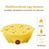 Electric Egg Cooker Boiler 7 Cavities Cute Chicken Shape Non Stick Auto off Egg Steamer With Indicator Light 110V US plug