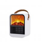 Electric Fireplace Heater Overheat Protection Mini Tabletop Space Heater
