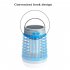 Electric Fly Killer Bug Zapper USB   Solar Rechargeable 2200mAh Battery Mosquito Killing Lamp Light Orange