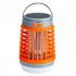 Electric Fly Killer Bug Zapper USB   Solar Rechargeable 2200mAh Battery Mosquito Killing Lamp Light Orange