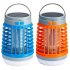 Electric Fly Killer Bug Zapper USB   Solar Rechargeable 2200mAh Battery Mosquito Killing Lamp Light Blue
