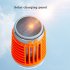 Electric Fly Killer Bug Zapper USB   Solar Rechargeable 2200mAh Battery Mosquito Killing Lamp Light Blue