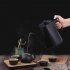 Electric Gooseneck Kettle  Kettle Teapot With Stainless Steel Inner Liner And Cover  Ergonomic Handle  Multifunctional Silent Hot Water Boiler Heater Black wood