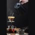 Electric Gooseneck Kettle  Kettle Teapot With Stainless Steel Inner Liner And Cover  Ergonomic Handle  Multifunctional Silent Hot Water Boiler Heater Black wood