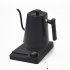Electric Gooseneck Kettle  Kettle Teapot With Stainless Steel Inner Liner And Cover  Ergonomic Handle  Multifunctional Silent Hot Water Boiler Heater Black wood