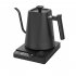Electric Gooseneck Kettle  Kettle Teapot With Stainless Steel Inner Liner And Cover  Ergonomic Handle  Multifunctional Silent Hot Water Boiler Heater Black wood