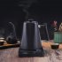 Electric Gooseneck Kettle  Kettle Teapot With Stainless Steel Inner Liner And Cover  Ergonomic Handle  Multifunctional Silent Hot Water Boiler Heater Black wood