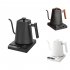 Electric Gooseneck Kettle  Kettle Teapot With Stainless Steel Inner Liner And Cover  Ergonomic Handle  Multifunctional Silent Hot Water Boiler Heater Black wood