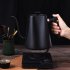 Electric Gooseneck Kettle  Kettle Teapot With Stainless Steel Inner Liner And Cover  Ergonomic Handle  Multifunctional Silent Hot Water Boiler Heater Black wood