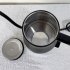 Electric Gooseneck Kettle 304 Stainless Steel Water Boiler 1200W Fast Heating Gooseneck Coffee Tea Kettle Auto Shut off Electric Kettle Ergonomic Handle Design 