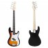 Electric Guitar Beginner Kit Rosewood Fingerboard 4 Strings Bass Accessories With Audio Picks Strap Guitar Bag Cable Wrench Red set