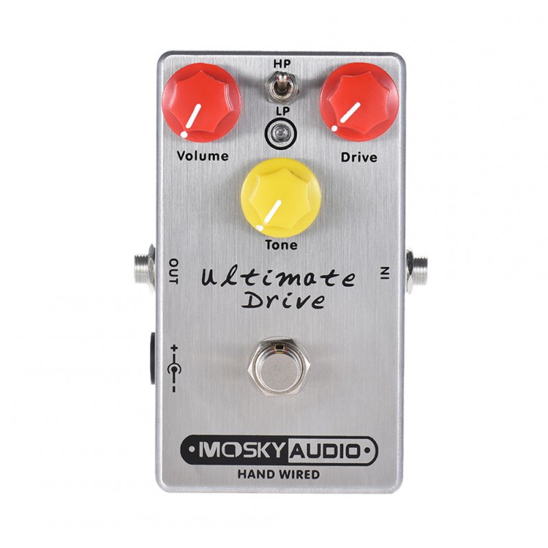 Electric Guitar Effector Touch-sensitive Response Overload Effects Silver