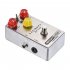Electric Guitar Effector Touch sensitive Response Overload Effects Silver