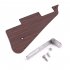 Electric Guitar Pick Guard Scratch Plate with Bracket for LP Style Guitar Parts Wood color