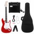 Electric Guitar Professional 4 String Exquisite Stylish Bass Guitar Music Equipment With Power Line Bag Wrench Tool Black