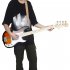 Electric Guitar Professional 4 String Exquisite Stylish Bass Guitar Music Equipment With Power Line Bag Wrench Tool White