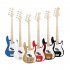 Electric Guitar Professional 4 String Exquisite Stylish Bass Guitar Music Equipment With Power Line Bag Wrench Tool Red