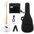 Electric Guitar Professional 4 String Exquisite Stylish Bass Guitar Music Equipment With Power Line Bag Wrench Tool Red