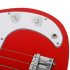 Electric Guitar Professional 4 String Exquisite Stylish Bass Guitar Music Equipment With Power Line Bag Wrench Tool Red