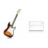 Electric Guitar that simply requires you to plug in  which features 3 Single Coil Pickups and 22 Frets is an affordable and cool instrument for beginners
