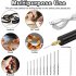 Electric Hand Drill Tools Set  Mini Electric Drill With Usb Cable  Round Drill Body  Wrench  10 Twist Drill Bits  100 Eye Screws  11000rpm Idle Speed Jewelry Dr