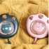 Electric Hand Warmer Usb Rechargeable Mini Cute Cat Claw Shaped Hands Heater for Winter Traveling Hiking Dark Green