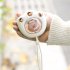 Electric Hand Warmer Usb Rechargeable Mini Cute Cat Claw Shaped Hands Heater for Winter Traveling Hiking Dark Green