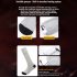 Electric Heated Socks 3 Heat Settings Battery Operated Machine Foot Warmer For Hiking Ski Camping Men Women pure black