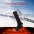 Electric Heated Socks 3 Heat Settings Battery Operated Machine Foot Warmer For Hiking Ski Camping Men Women pure black