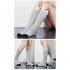 Electric Heated Socks 3 Heat Settings Battery Operated Machine Foot Warmer For Hiking Ski Camping Men Women light gray black