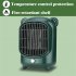 Electric Heater Lightweight Portable 30db Low Noise Flame Retardant Space Heater for Bedroom Living Room Office EU Plug