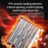 Electric Heater Lightweight Portable 30db Low Noise Flame Retardant Space Heater for Bedroom Living Room Office US Plug