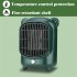 Electric Heater Lightweight Portable 30db Low Noise Flame Retardant Space Heater for Bedroom Living Room Office US Plug