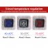 Electric Heating Gloves Rechargeable Lithium Battery Smart Warm Heating Gloves Winter Outdoor Skiing Cycling Black Gray