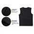 Electric Heating Vest Or Mobile Power Self heating Clothes Waist  Protection Vest For Men Women Black l