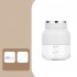 Electric Juicer Cup Portable Automatic Sport Blender Cup with Juicer and Water Cup Lid  Power Cord  Safety Lock White