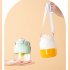 Electric Juicer Cup Portable Automatic Sport Blender Cup with Juicer and Water Cup Lid  Power Cord  Safety Lock White