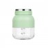 Electric Juicer Cup Portable Automatic Sport Blender Cup with Juicer and Water Cup Lid  Power Cord  Safety Lock White