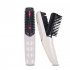 Electric Massage Comb 2 Levels Anti Hair Loss Scalp Massager Hair Growth Comb For Relieve Head Pressure milky white English packaging